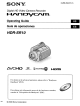 Sony HDR-SR10 Handycam Operating Manual