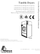 Alliance Laundry Systems CA120L Installation Operation & Maintenance