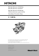 Hitachi C 18DSL Handling Instructions Manual