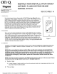 On-Q/Legrand F7394-xx Series Instruction/Installation Sheet