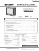Sharp 32C230 Service Manual