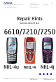 Nokia 6610 Repair Hint