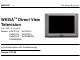 Sony WEGA KV27FV15 Training Manual