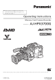 Panasonic AJ-HPX3700G Operating Instructions Manual