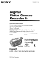 Sony DCR-TRV73O Operating Instructions Manual