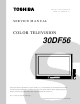 Toshiba 30DF56 Service Manual