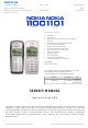 Nokia 1100 Service Manual