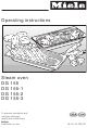 Miele DG 155 Operating Instructions Manual