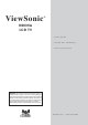 ViewSonic N2635w User Manual