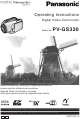 Panasonic PV-GS320 Operating Instructions Manual