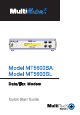 MultiTech MT5600BA Quick Start Manual