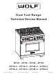 Wolf DF30 Technical & Service Manual
