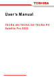 Toshiba TECRA S5 User Manual