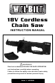 Wel-Bilt 143396 Instruction Manual