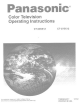 Panasonic CT-24SX12 Operating Instructions Manual
