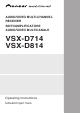 Pioneer VSX-D714 Operating Instructions Manual