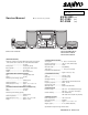 Sanyo DC-C300 Service Manual