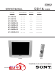 Sony TRINITRON KV-32HS20 Service Manual