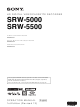 Sony SRW-5000 Operation Manual