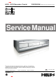 Philips DVDR520H Service Manual