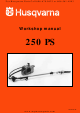 Husqvarna 250 PS Workshop Manual