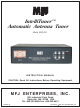 MFJ IntelliTuner MFJ-991 Instruction Manual