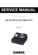 Casio SE-G1 Manual