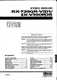 Yamaha RX-V390 Service Manual