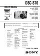 Sony DSC-S70 Service Manual