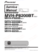 Pioneer MVH-P8200BT Service Manual