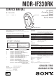 Sony MDR-IF330RK Service Manual