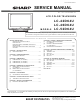Sharp LC-42D64U Service Manual