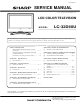 Sharp LC-32D50U Service Manual