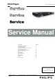 Philips DVP3560KX/78 Service Manual