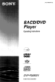 Sony DVP-NS900V Operating Instructions Manual