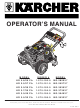 Kärcher HD 2.8/20 Pb Operator's Manual