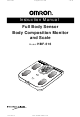 Omron HBF-516 Instruction Manual