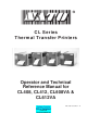 SATO CL408 Operator And Technical Reference Manual