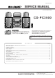 Sharp CD-PC3500 Service Manual