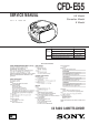 Sony CFD-E55 Service Manual