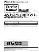 Pioneer AVH-P5700DVD Service Manual
