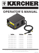 Kärcher HD 2.8/10 ST Ed B Operator's Manual