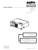 Sanyo PLC-WXU10N Service Manual