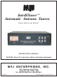 MFJ IntelliTuner MFJ-991 Instruction Manual