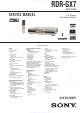 Sony RMT-D203A Service Manual