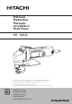 Hitachi CE 16SA Handling Instructions Manual