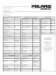 Polaris 2000 INDY 800 XCR Owner's Manual Supplement