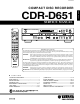 Yamaha CDR-D651 Service Manual