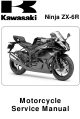 Kawasaki Ninja ZX-6R Service Manual