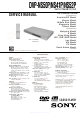 Sony DVP-NS50P Service Manual